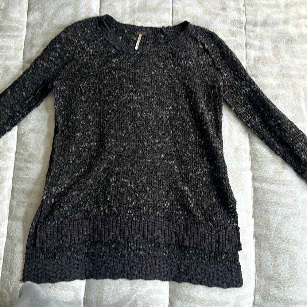 Free people extra small boucle light sweater